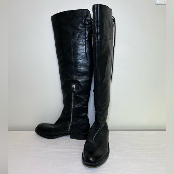 Vince Camuto, leather over the knee riding boot - Picture 3 of 10